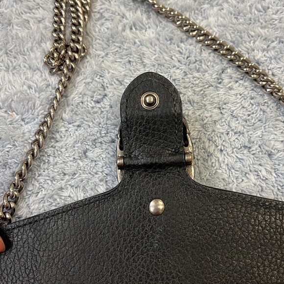 GUCCI DIONYSUS MINI LEATHER CHAIN WALLET - Picture 8 of 16